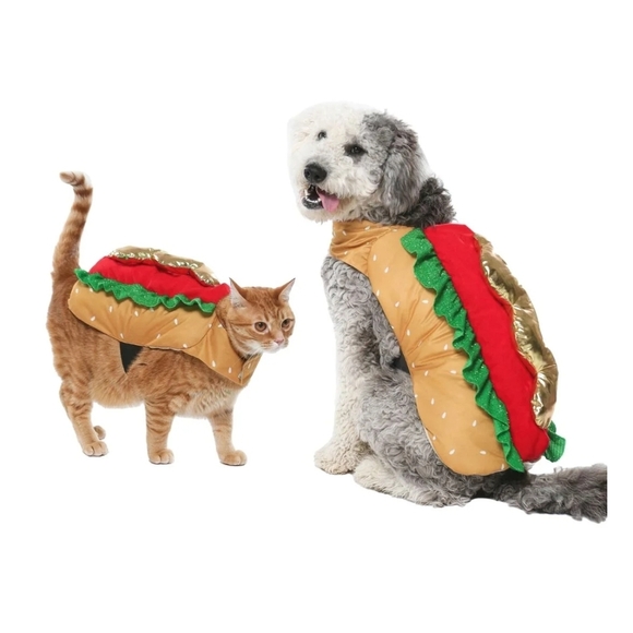 Vibrant Life Hot Dog Halloween Pet Costume For Dog Or Cat Size Medium - Picture 1 of 8